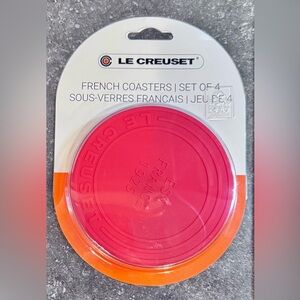 Le Creuset Red (cerise) Coaster Set